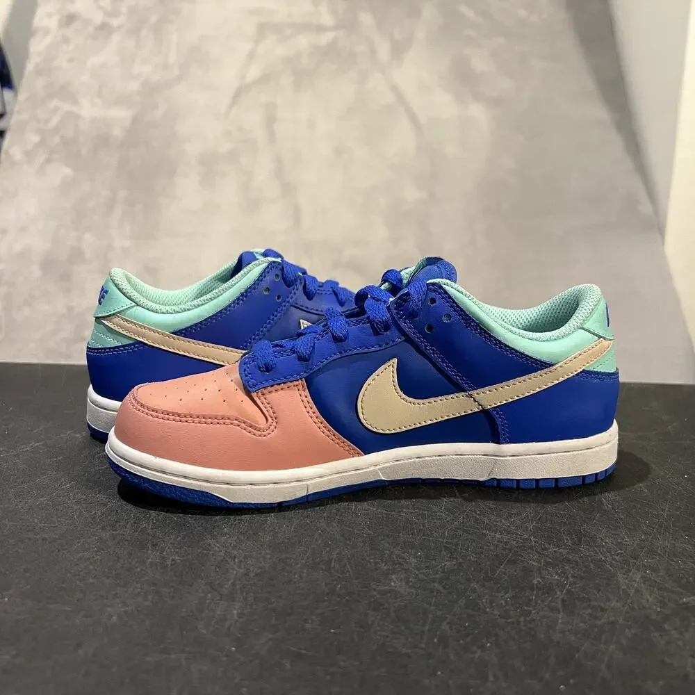 Nike Dunk Low Shoes Youth Size 3Y Salmon Toe DZ2874-400 Sneakers